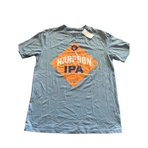 Harpoon IPA Graphic T-Shirt. Blue.‎ Size Small. New.